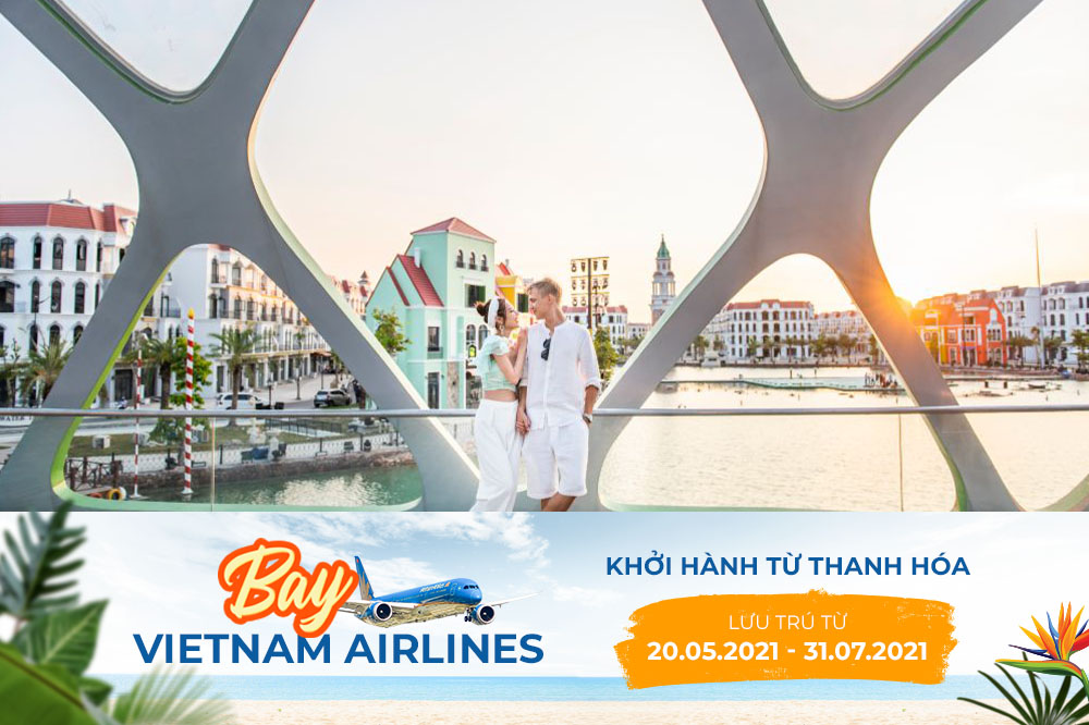 [Thanh Hóa-Phú Quốc] VŨ ĐIỆU NHIỆT ĐỚI 3N2Đ Phòng/Villa Vinpearl + VMB Vietnam Airlines + ăn sáng + vui chơi Vinwonders + Voucher Grandworld lên đến 500,000đ